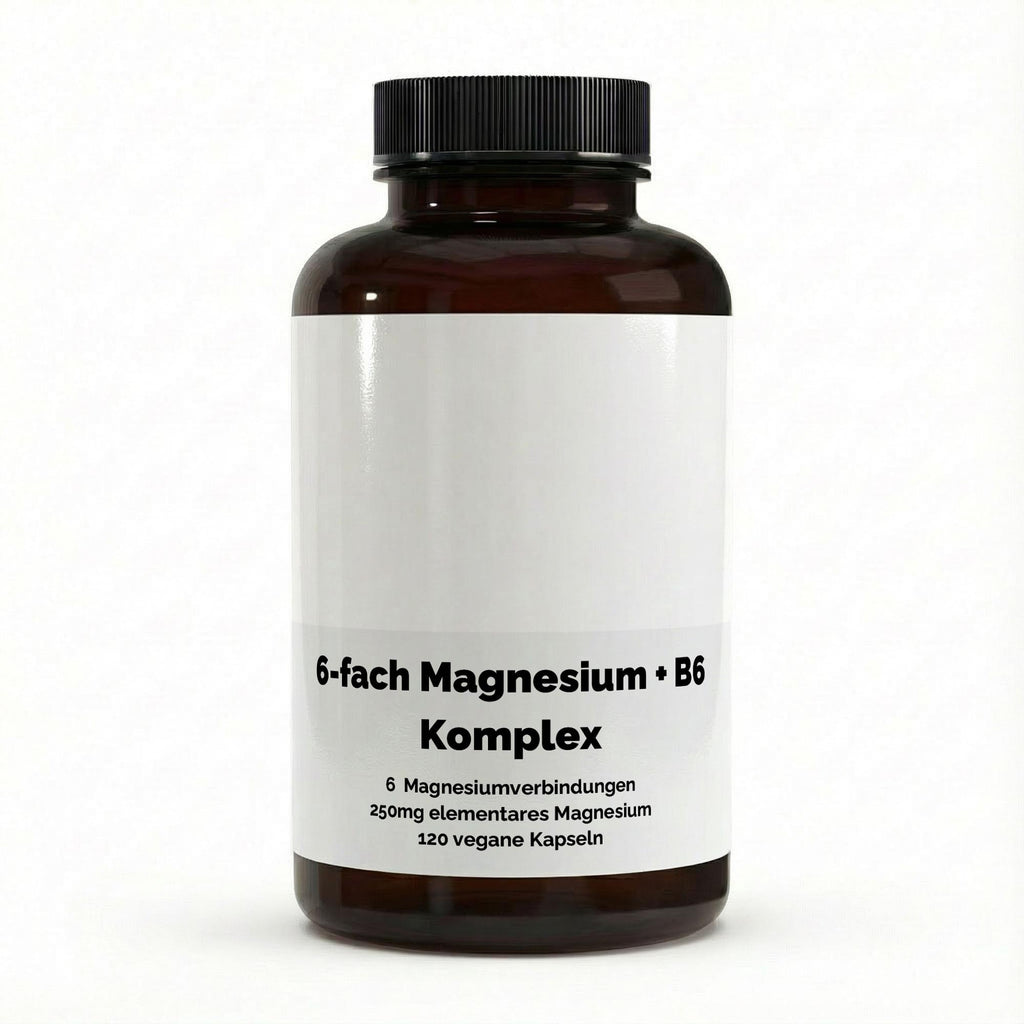 Magnesio 6x Komplex + B6 - 120 capsulas veganas