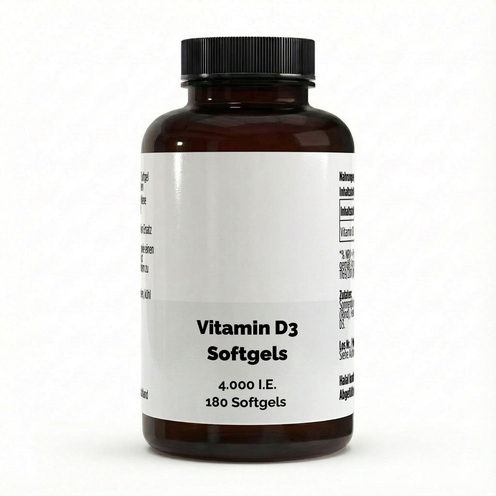 Vitamina D3 4000 IE - 180 Cápsulas Blandas