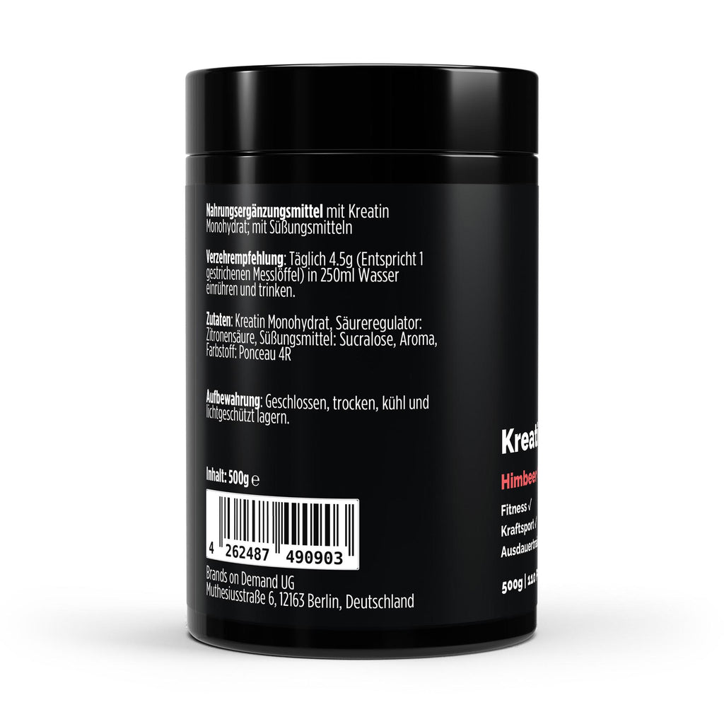 Creatina monohydrato frambuesa- 500g