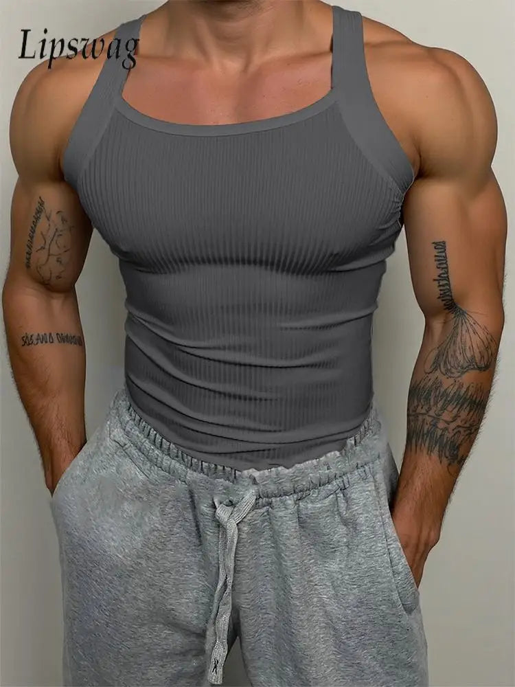 Camiseta sin mangas para gym