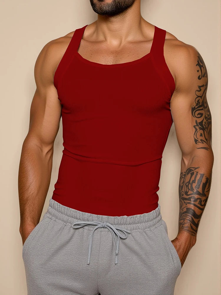 Camiseta sin mangas para gym