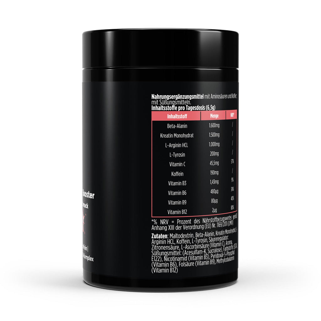 Pre-Workout Booster frambuesa - 520g